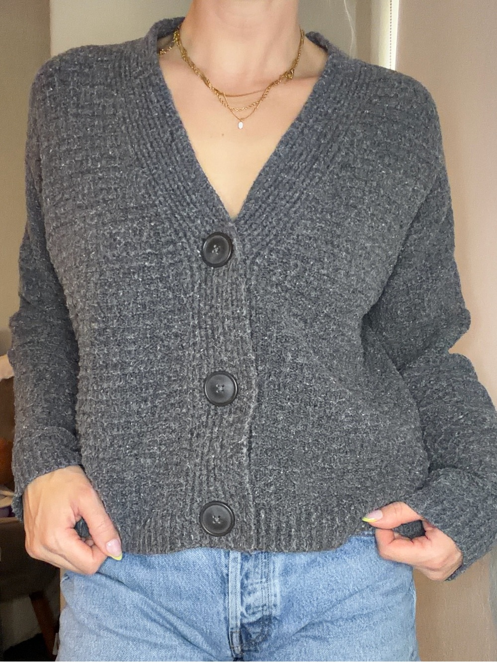 🌚LOWEST PRICE🌚Universal Thread Charcoal Cardigan Sweater